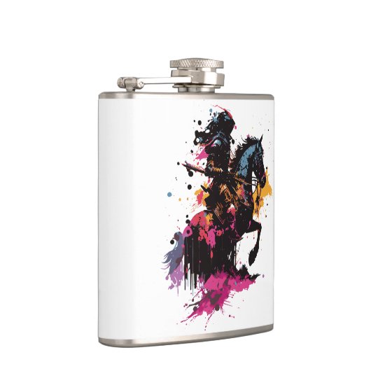 水色の馬に乗る戦士 フラスク (右)