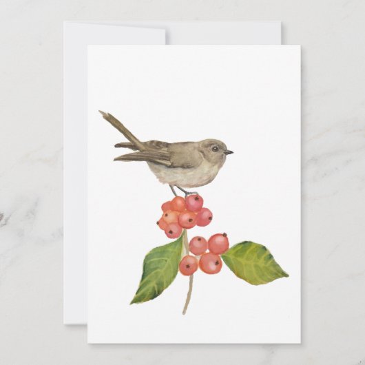 水色の鳥「シルビア・クルカ」 シーズンカード (正面)