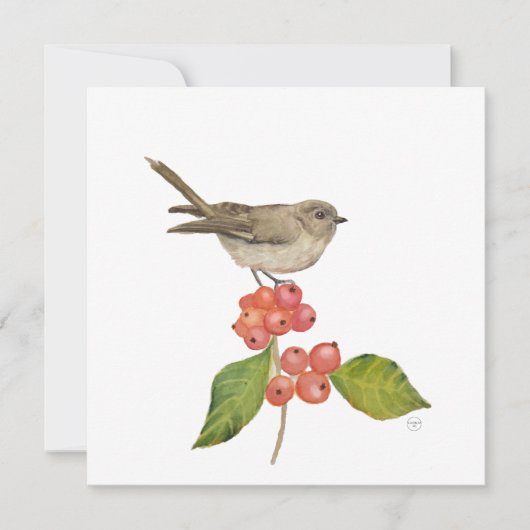 水色の鳥「シルビア・クルカ」 シーズンカード (正面)