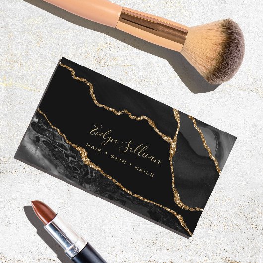 水色の黒瑪瑙 名刺