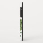 水色はっきりしたの葉トロピカル+ヤシの葉 Case-Mate iPhoneケース (裏面/左)