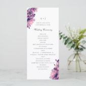 水色は紫とピンクの花。フローラ結婚の プログラム (スタンド正面)