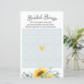 水色ひまわりブライダルシャワービンゴゲーム (スタンド正面)