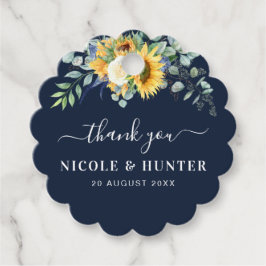 水色ひまわり結婚ユーカリ感謝していのお前 フェイバータグ