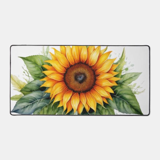 水色ひまわり離れの手引きフローラ デスクマット (正面)