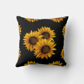 水色ひまわり クッション (裏面)