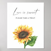 水色ひまわり – 愛は甘いごちそう ポスター (正面)