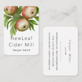 水色りんごサイダーミルアップルオーチャード 名刺 (正面/裏面)