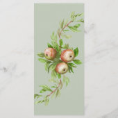 水色りんご結婚のメニュー メニュー (裏面)