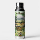 水色アイルランドの田舎の名前と意味 ウォーターボトル (左面)