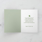 水色アイルランドコテージハッピーセントパトリックの日 カード (内部)