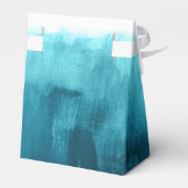 水色アクアティール（緑がかった色）洗結婚水感謝してい水 フェイバーボックス (裏面サイド)