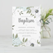 水色アネモネブルーバプテスマ 招待状 (スタンド正面)