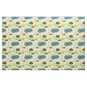 水色アヒル ファブリック (ファットクウォーター)