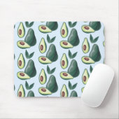 水色アボカド マウスパッド (マウス)