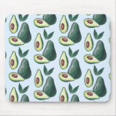 水色アボカド マウスパッド (正面)