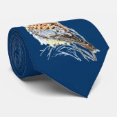 水色アメリカンケストレル、《鳥》ハヤブサバードホーク ネクタイ (ロール)