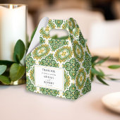 水色イタリアンタイル地中海の結婚の フェイバーボックス