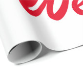 水色イラストレーションラン黄色の花のフラオ ラッピングペーパー (ロールコーナー)