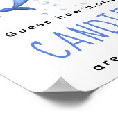 水色イルカ – キャンディゲームの数 ポスター (角)