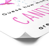 水色イルカ – キャンディゲームの数 ポスター (角)