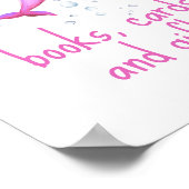 水色イルカ – ブックカードとギフト ポスター (角)