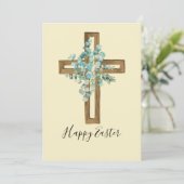 水色イースタークロス素朴とユーカリ シーズンカード (スタンド正面)