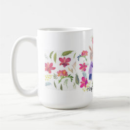 水色イースターラビビと卵 コーヒーマグカップ