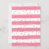 水色ウサギ春の花イースターブランチ 招待状 (裏面)