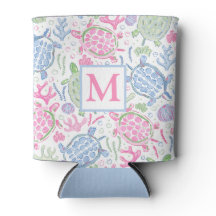 水色ウミガメ海モノグラム