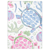 水色ウミガメ海名 クリップボード (裏面)