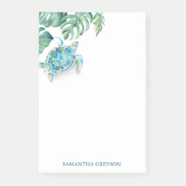 水色ウミガメ熱帯産 ポストイット