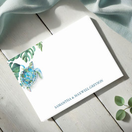 水色ウミガメ熱帯産 ポストイット