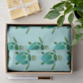 水色ウミガメ 薄葉紙 (ギフト)