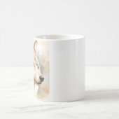 水色ウルフスピリット – 神秘的な野生生物 コーヒーマグカップ (中央)