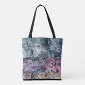 水色ウルフパック トートバッグ (裏面)