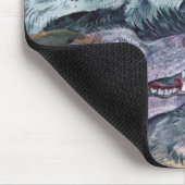 水色ウルフパック マウスパッド (コーナー)