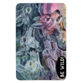 水色ウルフパック マグネット (縦)