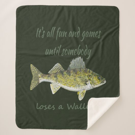 水色ウルフファミリーパック引用文感動的Sh シェルパブランケット (正面)