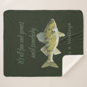 水色ウルフファミリーパック引用文感動的Sh シェルパブランケット (正面(横))