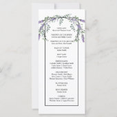 水色エレガントピンクのバラのラベンダーの緑 (裏面)