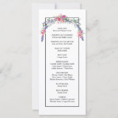 水色エレガントピンクのバラのラベンダー (裏面)