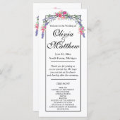 水色エレガントピンクのバラのラベンダー (正面/裏面)