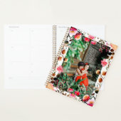 水色エレガントピンクフローラ緑の写真 プランナー手帳 (ディスプレー)