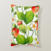 水色エレガントフローラ化粧腰枕 アクセントクッション (裏面(縦))