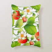 水色エレガントフローラ化粧腰枕 アクセントクッション (正面(垂直))