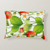 水色エレガントフローラ化粧腰枕 アクセントクッション (裏面)