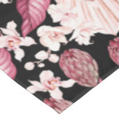 水色エレガントフローラ装飾模様 テーブルクロス (アングル)