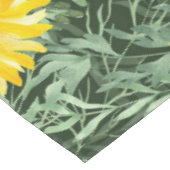 水色エレガントフローラ装飾模様 テーブルクロス (アングル)