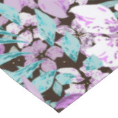 水色エレガントフローラ装飾模様 テーブルクロス (アングル)